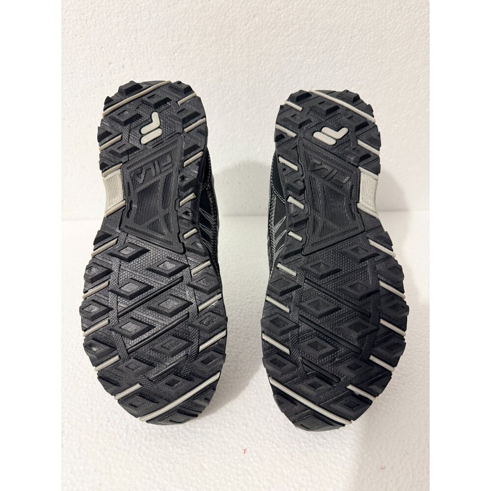 Fila Kids Trail Running Shoes Black Size 4.5 US Lace-Up Mesh Breathable Design D - Picture 6 of 12